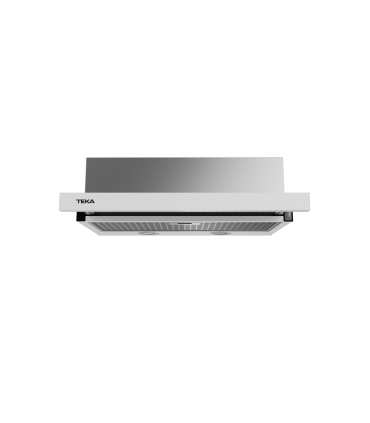 Teka CNL 6415 Campana Extensible de 60 cm con motor EcoPower y 2+1 velocidades, Blanco, Serie Total