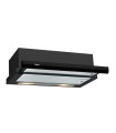 Teka TL 6310 Campana Extensible de 60 cm con motor de doble turbina y 2 velocidades, Negro, Serie Easy