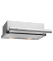 Teka TL 6310 Campana Extensible de 60 cm con motor de doble turbina y 2 velocidades, Acero inoxidable, Serie Easy
