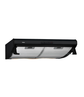 Teka C 6420 Campana Clásica integrada en mueble de 60 cm con 2 motores, Negro, Serie Easy