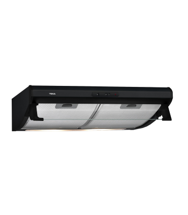 Teka C 6420 Campana Clásica integrada en mueble de 60 cm con 2 motores, Negro, Serie Easy