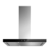Teka DPL 1185 Campana de isla de 110 cm con aspiración perimetral Contour, Touch Control y motor ECOPOWER, Negro, Serie Maestro