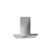 Teka DSH 786 Campana decorativa de pared de 70 cm con temporizador y 4 velocidades de extracción, Acero inoxidable, Serie Total