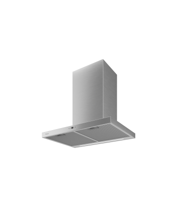 Teka DSH 786 Campana decorativa de pared de 70 cm con temporizador y 4 velocidades de extracción, Acero inoxidable, Serie Total