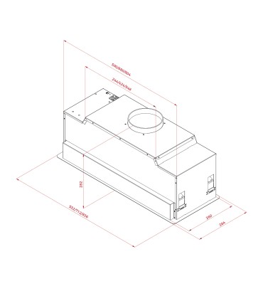 Teka GFL 87760 EOS IX Campana integrable de 84 cm con sistema de aspiración perimetral y EcoPower, Acero inoxidable, Serie Total