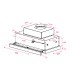 Teka CNL 6610 Campana Extensible de integración de 60 cm en acero inoxidable antihuellas, Acero inoxidable, Serie Total