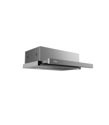 Teka CNL 6415 Campana Extensible de 60 cm con motor EcoPower y 2+1 velocidades, Acero inoxidable, Serie Total