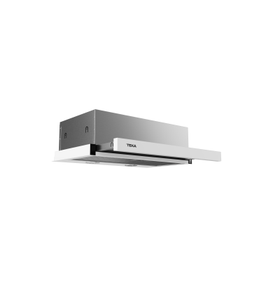 Teka CNL 6415 Campana Extensible de 60 cm con motor EcoPower y 2+1 velocidades, Blanco, Serie Total