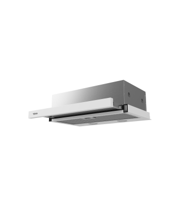 Teka CNL 6415 Campana Extensible de 60 cm con motor EcoPower y 2+1 velocidades, Blanco, Serie Total