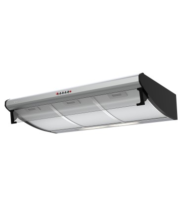 Teka C 9420 Campana Clásica integrada de 90 cm con frente soft en acero inoxidable, Acero inoxidable, Serie Easy