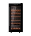 Teka Sommelier RVF 10032 GBK Vinoteca de libre instalación para 32 botellas en acabado negro, Negro, Serie Maestro, 78,5 x 38 cm