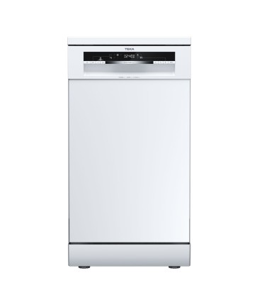Teka DFS 44750 WH Lavavajillas libre instalación 45 cm ExpertCare para 10 cubiertos, Blanco, Serie Total