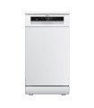 Teka DFS 24610 WH Lavavajillas libre instalación 45 cm HomeCare para 9 cubiertos con 6 programas de lavado, Blanco, Serie Easy