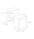 Teka RSF 41160 BU Congelador una puerta integrable, Serie Total, 82 x 60 cm