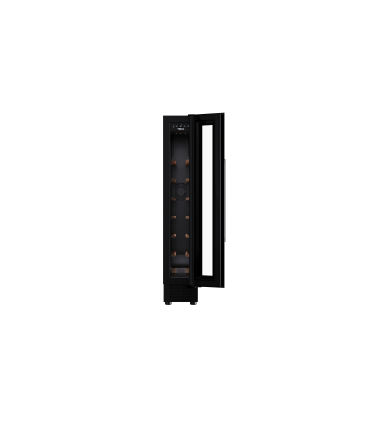 Teka Sommelier RVU 10008 GBK Vinoteca de libre instalación para 8 botellas en acabado negro, Negro, Serie Maestro, 82 x 14,5 cm