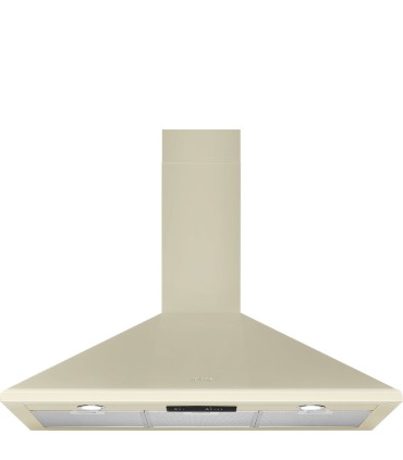 Smeg KSED95PE Campana pared, 90 cm, color Crema