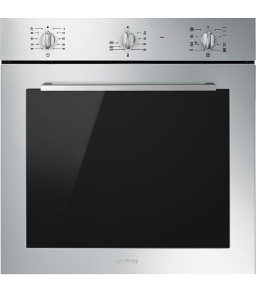 Smeg SF64M3TVX Horno ventilado multifunción,  Selección, Acero Inoxidable