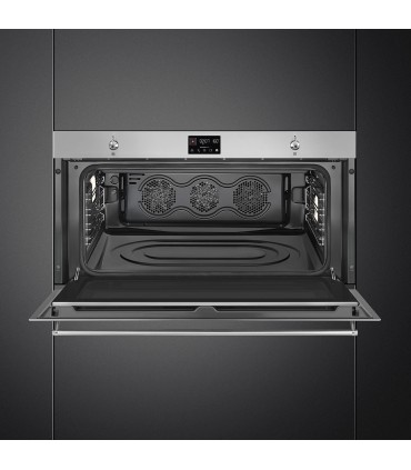 Smeg SFR9302TX Horno 90x48 cm termoventilado multifunción, Clásica, Acero Inoxidable
