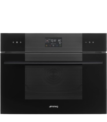 Smeg SO4102S3B3 Horno compacto con vapor, con función sous vide, Negro