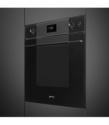 Smeg SO6101S2B3 Horno con vapor, Línea, Negro