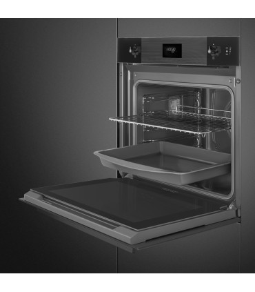 Smeg SO6101S2B3 Horno con vapor, Línea, Negro
