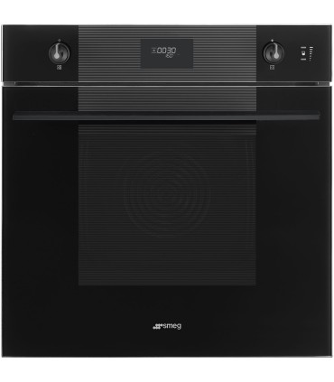 Smeg SOP6101S2B3 Horno con vapor con función de limpieza pirolítica, Línea, Negro