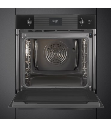 Smeg SOP6101S2B3 Horno con vapor con función de limpieza pirolítica, Línea, Negro