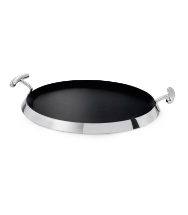 Teka Grill redondo antiadherente Grill redondo de acero inoxidable de Ø34cm