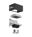 Teka RG1 15200 L3C Kit de recirculación para filtros regenerativos con cubretubos