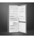 Smeg FC48XNE Frigorífico combinado, Inox, display tactil LED interno, 192 x 70 cm