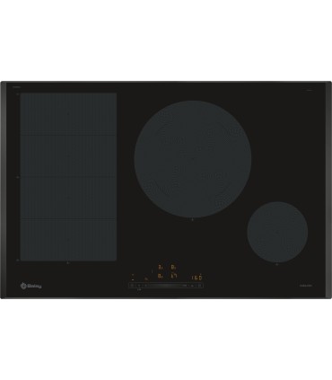 Balay 3EB989LH Placa de inducción, 80 cm, Negro