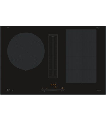 Balay 3EBC989LH Placa de inducción con extractor integrado, 80 cm, Negro