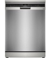 Siemens SN25ZI08CE iQ500, Lavavajillas de libre instalación, 60 cm, Acero cepillado antihuellas