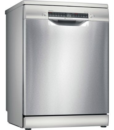 Bosch SMS4EKI06E Serie 4, Lavavajillas de libre instalación, 60 cm, Acero cepillado antihuellas