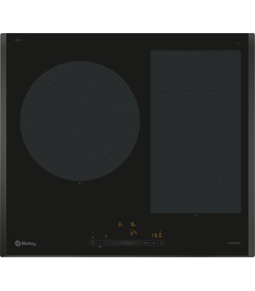 Balay 3EB969LH Placa de inducción, 60 cm, Negro