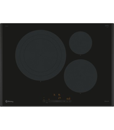 Balay 3EB977LH Placa de inducción, 70 cm, Negro