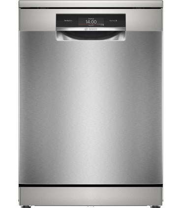 Bosch SMS8TCI04E Serie 8, Lavavajillas de libre instalación, 60 cm, Acero cepillado antihuellas