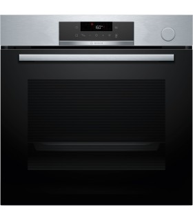 Bosch HRG572ES3 Serie 4, Horno pirolítico con vapor, 60 x 60 cm, Acero inoxidable
