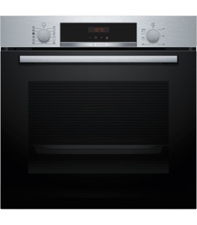 Bosch HQA574ES3 Serie 4, Horno pirolítico con vapor, 60 x 60 cm, Acero inoxidable