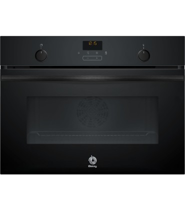 Balay 3CB5159N3 Horno compacto, 60 x 45 cm, Cristal negro