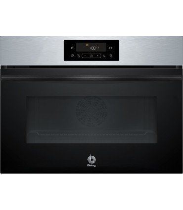 Balay 3CB4821X3 Horno compacto pirolítico, 60 x 45 cm, Acero inoxidable