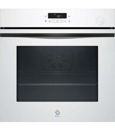 Balay 3HA5129B3 Horno con vapor, 60 x 60 cm, Cristal blanco