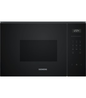 Siemens BF525LMB1 iQ500, Microondas integrable, 59 x 38 cm, Negro