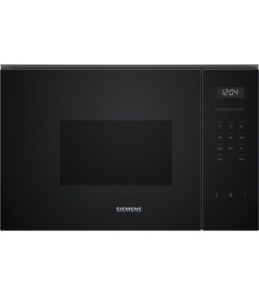 Siemens BF525LMB1 iQ500, Microondas integrable, 59 x 38 cm, Negro
