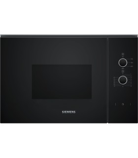 Siemens BF520LMA1 iQ300, Microondas integrable, 59 x 38 cm, Negro