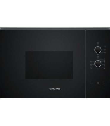 Siemens BF520LMA1 iQ300, Microondas integrable, 59 x 38 cm, Negro