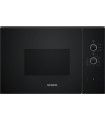 Siemens BF520LMA1 iQ300, Microondas integrable, 59 x 38 cm, Negro