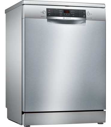 Bosch SMS46KI01E Series 4, lavavajillas de libre instalación, 60 cm, Acero inoxidable antihuellas