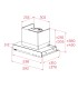 Teka Integra GFI 67350 EOS SS Campana invisible de 60 cm, con espacio para almacenamiento, Acero inoxidable, Serie TOTAL