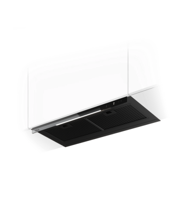 Teka Integra GFI 97350 EOS BK Campana invisible de 90 cm, con espacio para almacenamiento, Negro, Serie TOTAL